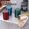 Porta Palillos de Acero Inoxidable Personalizado, Elegante Taza de Almacenamiento de Moda Personalizada para Hotel y Hogar, Caja Creativa Anticaídas de Metal para Palillos