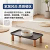 Soporte elevado para cuenco de gato, soporte elevado para cuenco de perro, bandeja antideslizante de PP, área de alimentación para mascotas, fácil de limpiar, alimentación de comida y agua ordenada y organizada