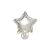 Globo de película de aluminio de 5 pulgadas en forma de corazón pequeño, corazón de melocotón, corazón corazón corazón amor cinco estrellas, suministros de decoración para fiestas de bodas festivas