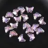 15mm Mariposa Colorido Acrílico diy Joyería Hecho a Mano Pulsera Trenzada de Perlas Cadena para Teléfono Móvil Bolso Perlas Sueltas