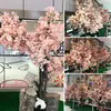 Decoração de Teto para Casamento Flor de Cerejeira Simulada Árvore de Flor de Cerejeira Galho de Flor de Pessegueiro Plástico Decoração de Duto de Ar Condicionado da Sala de Estar Flor Artificial de Chão Cipó