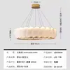 Estilo Francês Luz de Luxo Moderno Simples Sala de Estar Lustre de Concha Novo Estilo Estilo Creme Pena Restaurante Nórdico Anel Lâmpada Principal