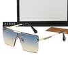Nuevas gafas de sol de moda con montura grande, gafas de sol casuales modernas para conducir y viajar 23006
