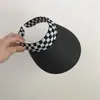 Sombrero de Paja con Parte Superior Abierta Gorra de Pato para Mujer Verano Viajes Exterior Sol Playa Ocio Versátil Sombrero de Protección Solar Venta al por Mayor