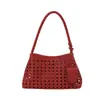 Bolso de axila tejido a mano de estilo coreano, de nicho, para mujer, bolso tote casual de moda, bolso de hombro de gran capacidad para mujer