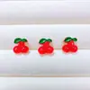 Acessórios de Nail Art de Natal Maçã Mais Vendidos Transfronteiriços Brincos de Unha de Frutas Cartoon Melancia Cereja Decoração de Resina