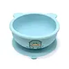 Nuevo Plato de Silicona para Bebé de Amazon, Plato de Silicona con Ventosa Anticaídas, Plato Integrado con Forma de Oso para Bebés, Personalizado
