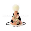 Chapéu de Pom-Pom com Estampa de Vaca Número 1/2 Coroa para Festa de Primeiro Aniversário Adereço para Foto de Bebê de Meio Ano