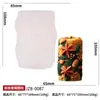 Molde de Silicone para Bolo de Fondant Série de Natal Floco de Neve Pinha Guirlanda Vela Aromática Cilíndrica