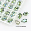 Rinestones para Decoración de Uñas Dongzhou Crystal Gota de Agua 8x12 Súper Brillantes Coloridos Forma de Pera de Alta Calidad Facetados Accesorios DIY para Decoración de Uñas de Muñecas