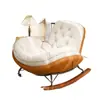 Mecedora de pingüino, sillón reclinable, sofá de balcón, silla de ocio individual para dormitorio, sofá perezoso de lujo ligero para sala de estar