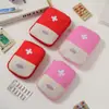 Bolsa Médica Portátil Bolsa para Guardar Medicamentos Bolsa Pequeña de Medicina para Salidas Almacenamiento de Viaje Bolsa de Primeros Auxilios Color Macarrón