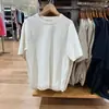 Suéter Casual de Tricô Costurado com Gola Redonda Estilo Japonês para Homens e Mulheres/Suéter de Manga Curta 26 Novo Modelo Primavera/Verão 481726