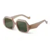 Gafas de Nueva Moda Transfronterizas Europeas y Americanas, Gafas de Sol Irregulares Personalizadas, Gafas de Sol Retro Ins de Pierna Ancha Modernas para Celebridades de Internet