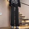Pantalones deportivos casuales de estilo americano con tres rayas para hombre, pantalones de calle para hombre para primavera y otoño, pantalones de chándal ligeros de pierna recta para adolescentes