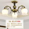 Luz principal de sala de estar estilo americano vintage, lustre elegante para villa, sala de jantar estilo francês Maillard, luz de teto para quarto