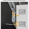 Acessórios de Ferragens para Porta de Correr Dobrável de Guarda-Roupa Estilo Japonês, Trilha Inferior Exposta para Porta de Correr Dobrável de Closet