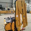 Caminhonete com guindaste pequeno guindaste equipamento agrícola carga 1,3 toneladas direto da fábrica hidráulico braço dobrável telescópico 1 tonelada