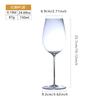Vaso de Vidrio Ultradelgado para Vino Tinto Copa de Gran Capacidad Hogareño Vidrio de Alto Valor Traje de Copa de Vino Tinto de Lujo Ligero