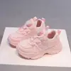 Zapatillas Deportivas Doble Malla para Niñas 2026 Primavera/Verano Nuevas Zapatillas Transpirables de Malla Hueca para Niños Zapatos de Malla para Niños