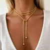 Collar Ins Retro Cuadrado Roto Plata Bohemio Girasol Ccb Acero Inoxidable Colgante Estilo Largo para Mujeres