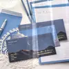 Conjunto de Papel de Carta Artístico Simples Avançado para Cartas de Amor Confissão de Amor Ins Romântica Manuscrita Envelopes para Amigos Homens e Mulheres