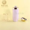 Set de botellas octogonales para cuidado de la piel en stock 30ml 120ml botella con atomizador 30g 50g botella para crema botella de plástico blanco perlado