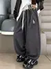 Calça Xadrez Infantil 2026 Primavera e Outono Unissex para Crianças Cadarço Casual Calça Color Block na Cintura Crianças Médias e Grandes Calças Jogger