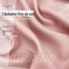 Em estoque boutique sunshine cânhamo chiffon bagunçado cânhamo quatro lados pingente elástico tecido macio camisa social atacado