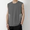 [Esenciales de Verano] Camiseta Deportiva de Secado Rápido para Hombre, Holgada, de Seda Helada, sin Mangas, para Entrenamiento Físico, Correr, Baloncesto, Can
