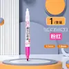 Bolígrafo de pizarra blanca borrable de doble cabezal, punta fina de 0,5 mm y grosor de 1 mm, ideal para oficina, negocios y profesores.