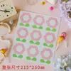 Cartão de Flor de Desenho Animado com Pirulito Cartolina Texto de Bênção Inspiradora Cartão de Cumprimentos Mensagem de Encorajamento Cartão Decorativo para Estudantes Cartão de Inserção Exquisito