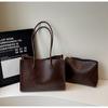 Bolso Grande Estilo Retro para Viajes Diarios para Mujer 2024 Nuevo Otoño e Invierno Moda Versátil Bolso Tote Gran Capacidad Bolso de Hombro