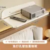 Soporte para Proyector Mesita de Noche Sin Taladro Estante Plegable Oculto Montado en Pared Soporte de Pared para Router Wifi Cámara de Vigilancia