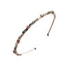 Accesorios para el cabello sencillos y populares de Europa y América para mujer, diadema de diamantes estilo barroco retro con temperamento para dama, accesorios para el cabello de borde fino de alta calidad.
