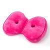 Soporte Lumbar de Oficina Felpa Suave Plegable Cojín de Doble Propósito Hermosas Nalgas Anti-Hemorroides Elevación de Glúteos Cojín Multifuncional Personalización