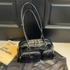 Bolsa de Boliche Portátil da Moda para Mulheres Outono e Inverno 2026 Nova Bolsa de Ombro Versátil com Grande Capacidade para o Dia a Dia Bolsa de Axila
