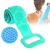 Nuevo Cepillo de Silicona Masajeador de Espalda Esponja Exfoliante Cepillo de Baño para Ducha Cepillo Exfoliante Corporal Eliminación de Exfoliante Esponja de Baño