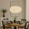 Lámpara de Mesa de Papel Más Vendida Transfronteriza Estilo Japonés Noguchi Isamu Lámpara de Pie Retro Creativa Lámpara de Atmósfera para Mesita de Noche Dormitorio