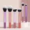 Especial Transfronteiriço para 8 Pincéis de Maquiagem de Tubo Longo Kit Multicor Super Macio Pincel de Pó Pincel de Blush Pincel de Sombra Iniciantes