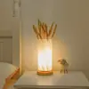 Lámpara de Mesa Personalizada con Logo Adornos Arreglo Floral para Sala de Estar Luz Nocturna Dormitorio Mesita de Noche Cálida Ins Chica Cumpleaños Fabricante