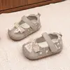 26 nuevos modelos de primavera y otoño de zapatos de princesa para bebés de un año, zapatos de suela blanda para bebés de 6 a 12 meses, cómodos zapatos para caminar para niños pequeños