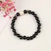 Pulsera Elástica de Corazón de Personalidad de Moda Color Aleatorio Pulsera de Cuentas al por Mayor Accesorios de Campana Jingdezhen Versátil