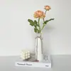 Haste Única com 2 Flores de Lótus Artificiais de Seda, Peônias para Decoração de Mesa de Sala de Estar em Casa, Decoração Romântica de Salão de Casamento