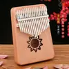 Piano de Polegar Kalimba para Iniciantes de Entrada, 17 Tons, Piano de Dedo, Instrumento Musical Portátil, Piano de Dedo Kalimba