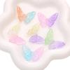 37 x 27 mm acrílico bicolor tridimensional mariposa grande hecha a mano DIY cuentas hechas a mano accesorios de joyería pulsera cuentas dispersas