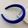 Diadema de Estilo Fresco de Lujo Ligero, Diseño de Esponja Fina, Accesorio para el Cabello de Gama Alta, Diadema de Colores para Mujeres, Venta al por Mayor, Diadema de Corona Alta para Lavarse la Cara