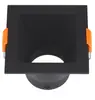 Spot Embutido MR116IP20 GU10 Quadrado Preto Conectável
