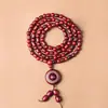 Atacado Sandália de Sangue Sândalo Africano Folha Pequena Sândalo Vermelho Contas Budistas, Vários Estilos e Especificações, Pulseiras Estilo Étnico, Contas de Rosário