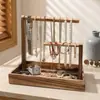 Estante de Almacenamiento para Joyería Bandeja para Pulseras Relojes Coleccionables Soporte de Exhibición para Pulseras Adornos Pulseras Collares Estante de Exhibición